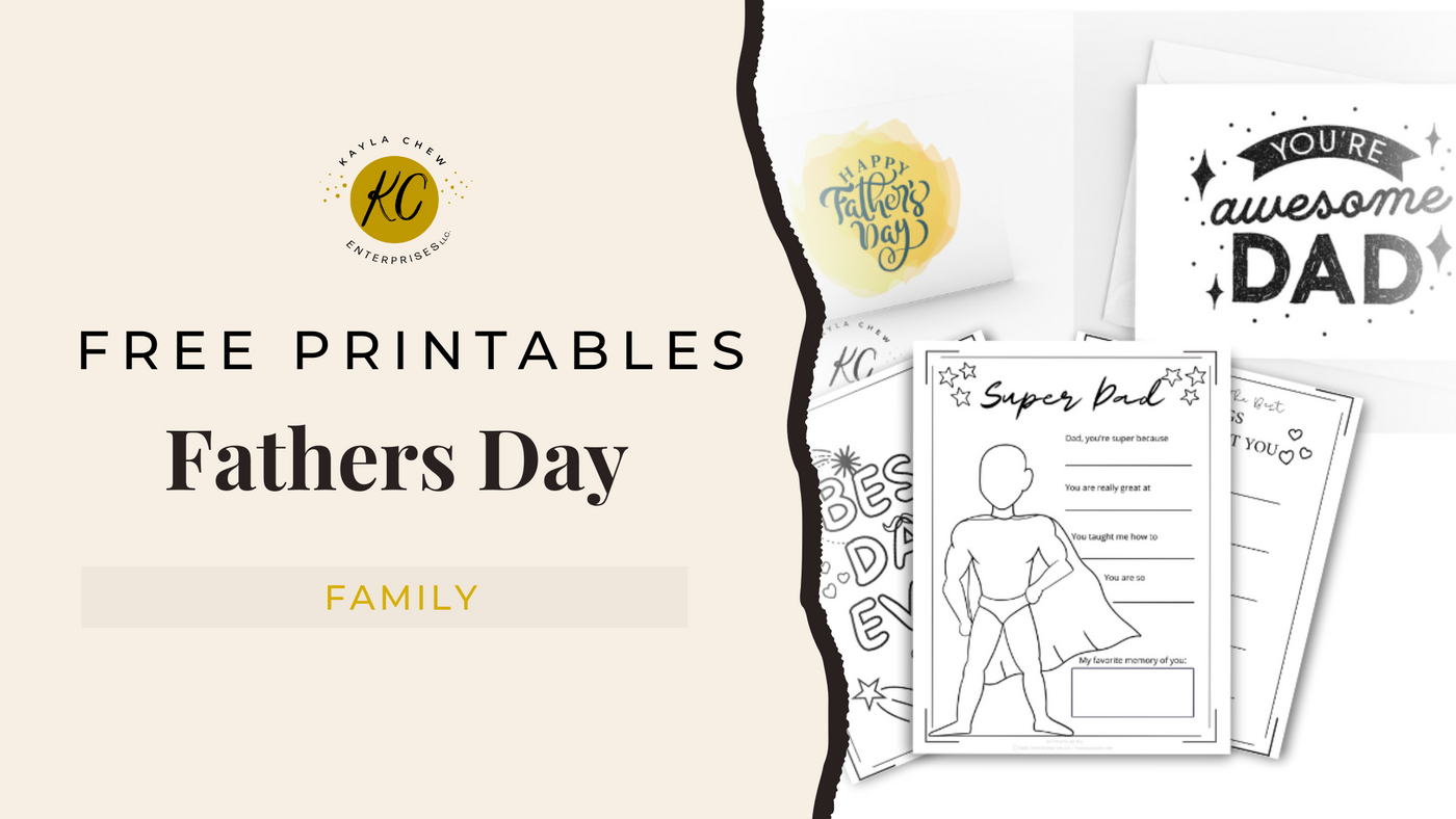 FATHER'S DAY PRINTABLES